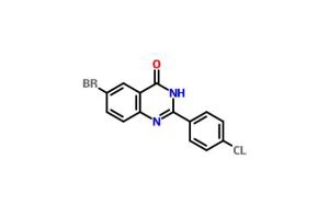 6-bromo-2-(4-chlorphenyl)quinazolin-4(3H)-ein CAS 115221-15-3