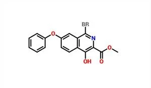 Methyl-1-brom-4-hydroxy-7-phenoxyisochinolin-3-carboxylat CAS 1455091-21-0